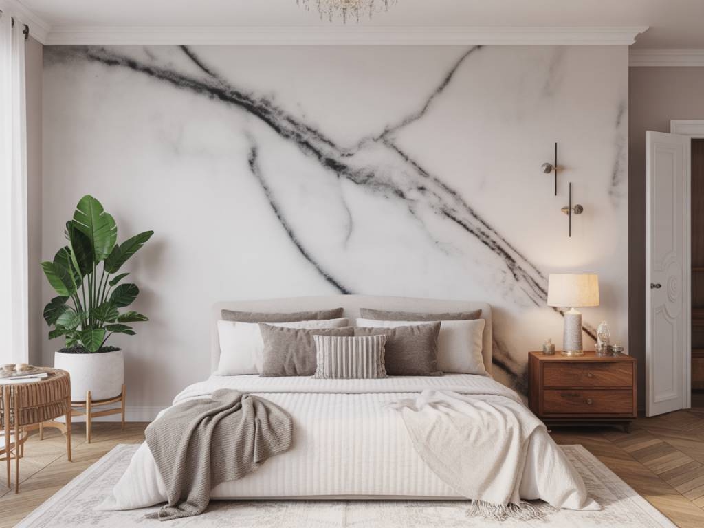 Créer un effet marbré sur vos murs pour une décoration élégante et sophistiquée