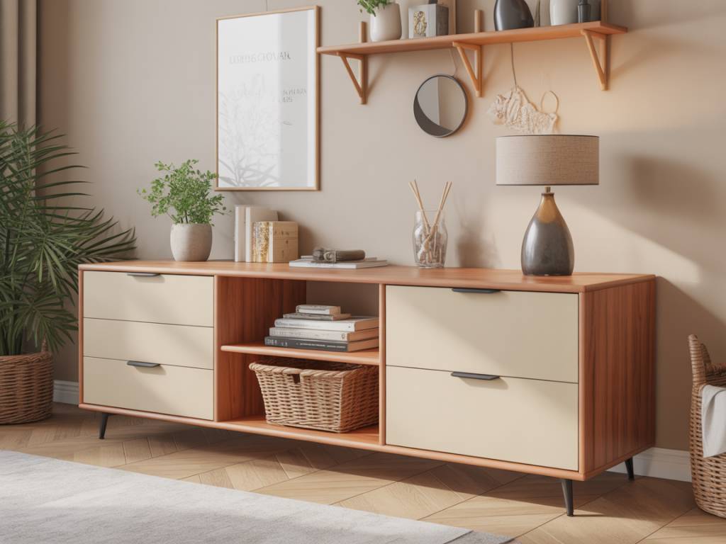 Meuble effet bois : astuces et produits pour un rendu réaliste sans ponçage