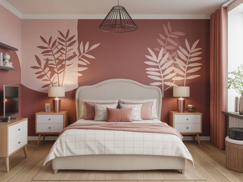 Techniques de peinture avec motifs pochoir pour personnaliser votre décoration murale