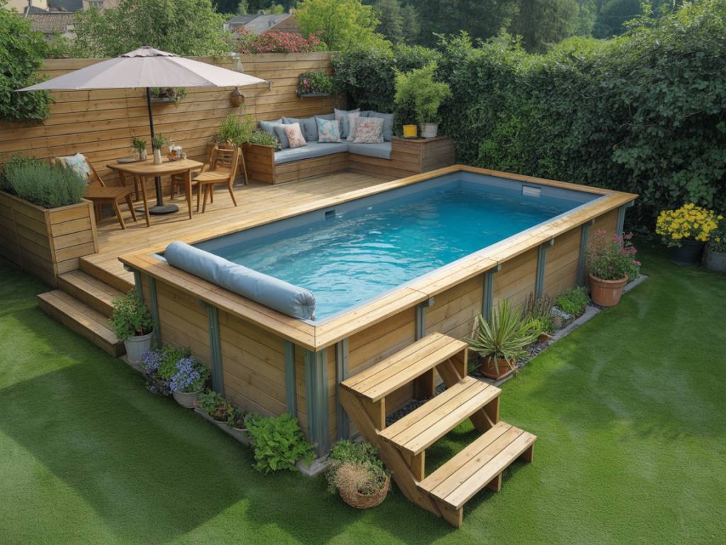 Tonnelle piscine hors sol : idées d’aménagement et conseils pour créer un espace bien-être extérieur