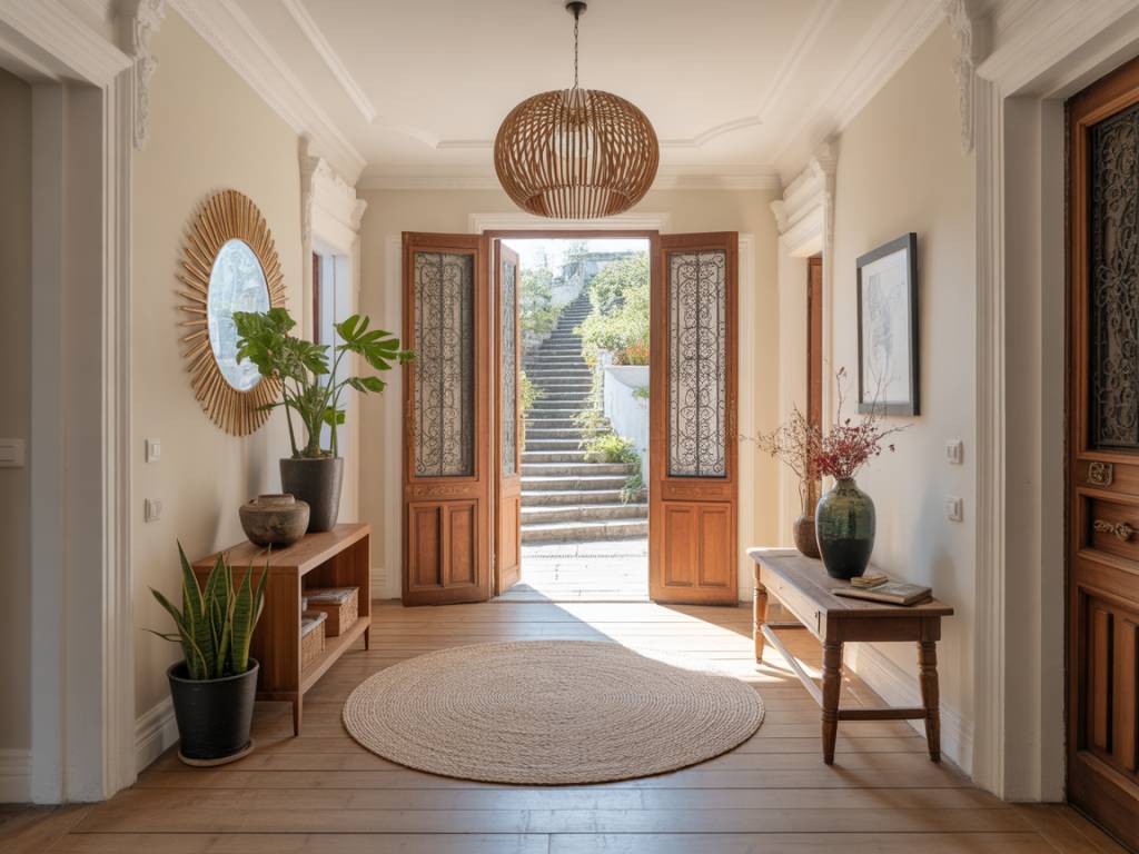 Aménager une entrée feng shui : transformer votre hall en sas de bien-être